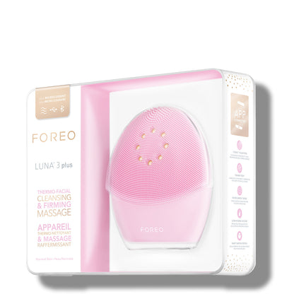 FOREO LUNA 3 Plus thermo-Facial Brush with Microcurrent - Normal Skin