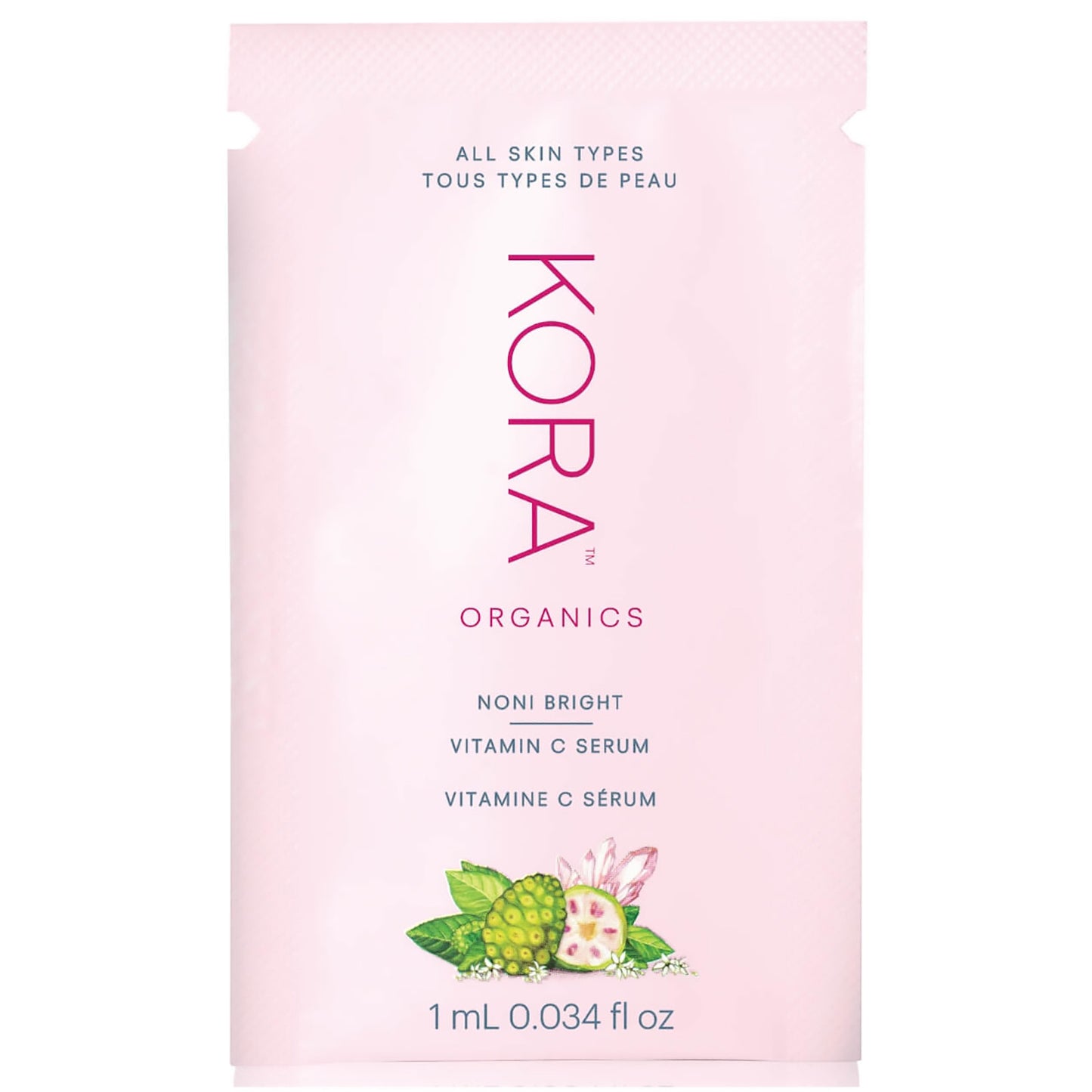 KORA Organics Turmeric Brightening and Exfoliating Mask 5ml