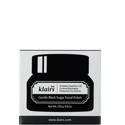 Dear, Klairs Gentle Black Sugar Facial Polish 110g