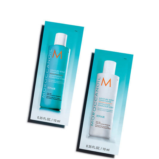 Moroccanoil Moisture Repair Shampoo and Conditioner Sachet 10ml