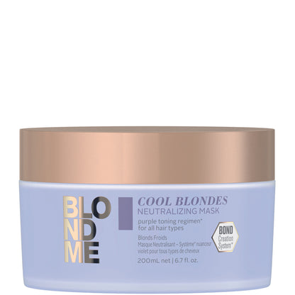 Schwarzkopf Professional BLONDME Cool Blondes Neutralizing Mask 6.76 oz