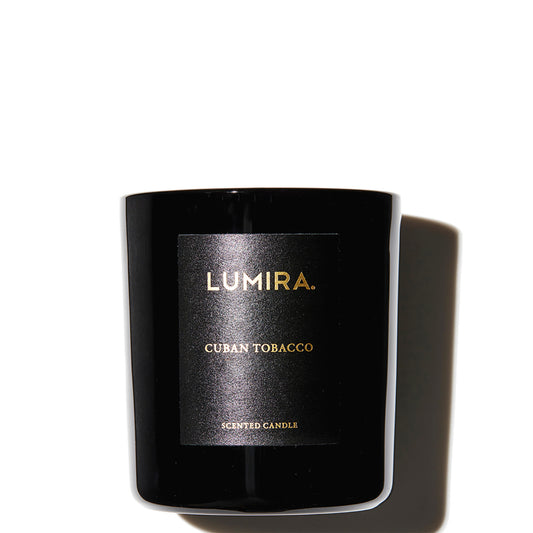 LUMIRA Cuban Tobacco Black Candle 300g