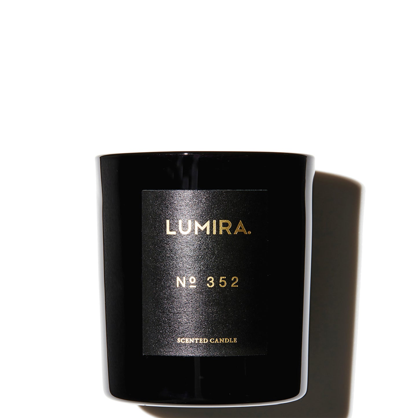 LUMIRA No.352 Leather and Cedar Black Candle 300g