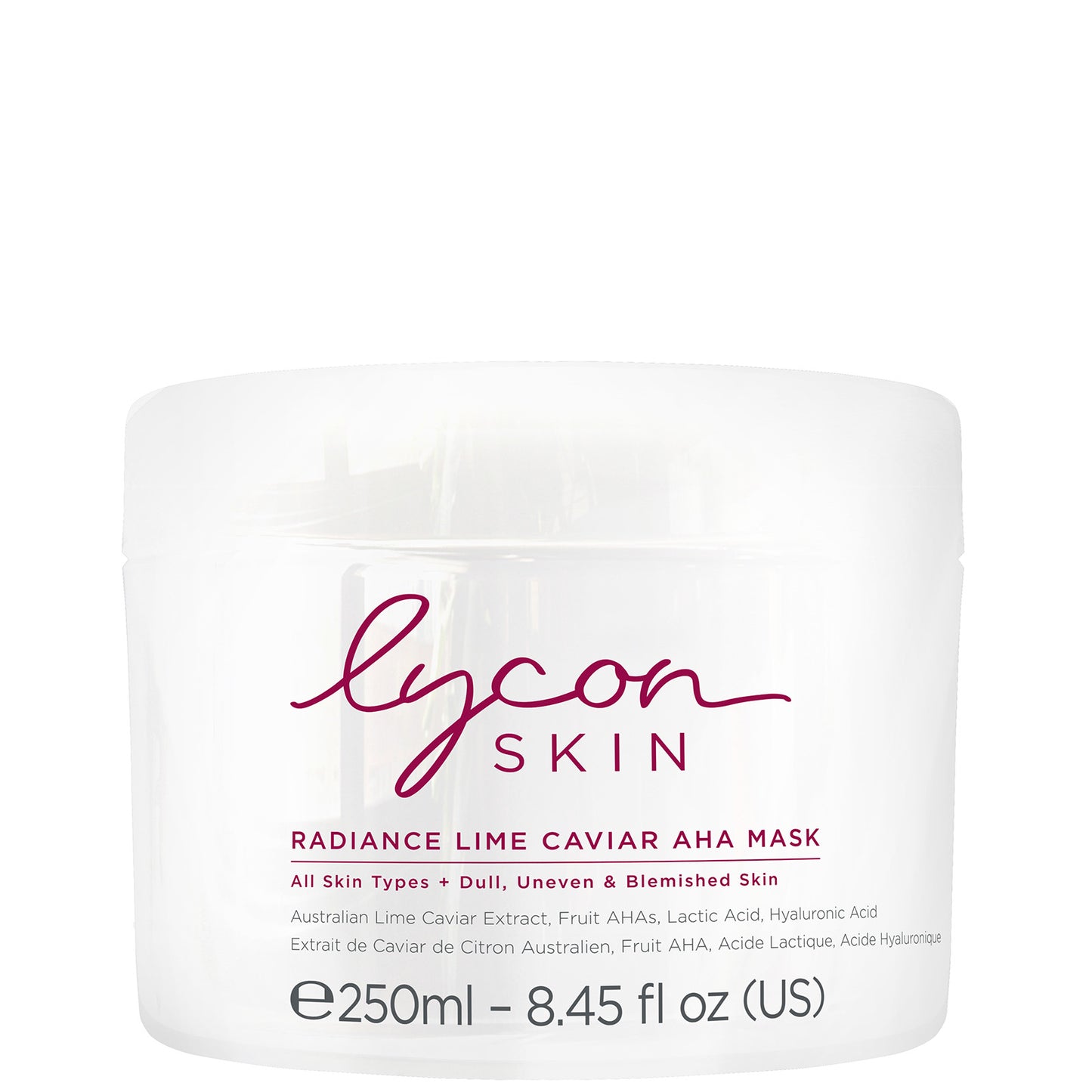 Lycon Skin Radiance Lime Caviar AHA Mask 250ml