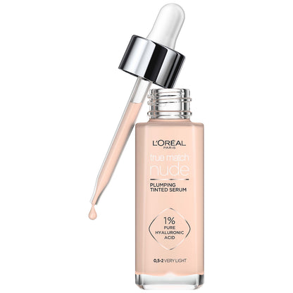 L'Oréal Paris True Match Nude Plumping Tinted Serum (Various Shades)