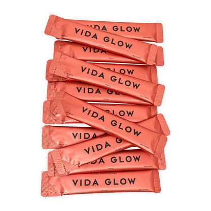 Vida Glow Natural Marine Collagen Supplement - Peach 90g