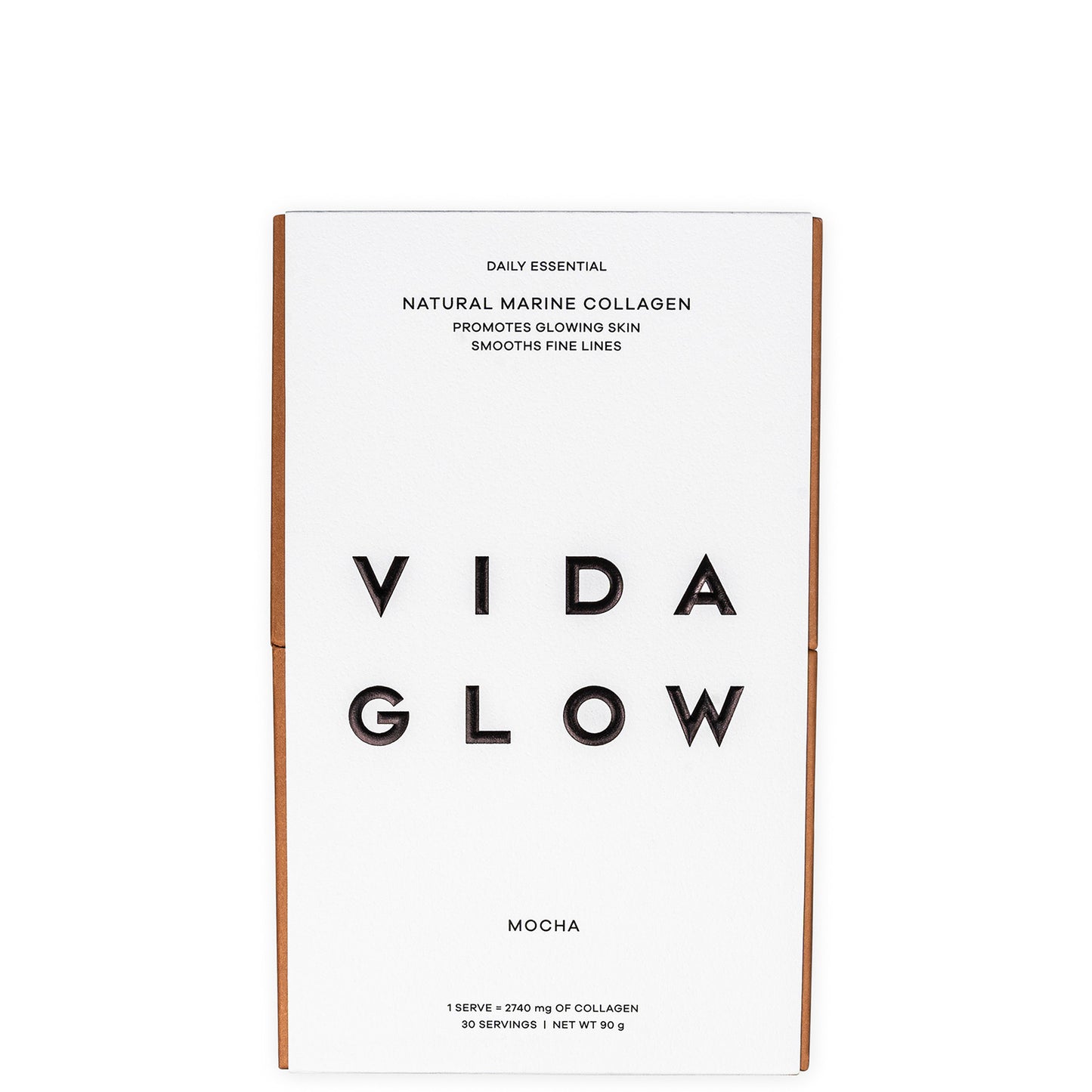 Vida Glow Natural Marine Collagen Supplement - Mocha 90g