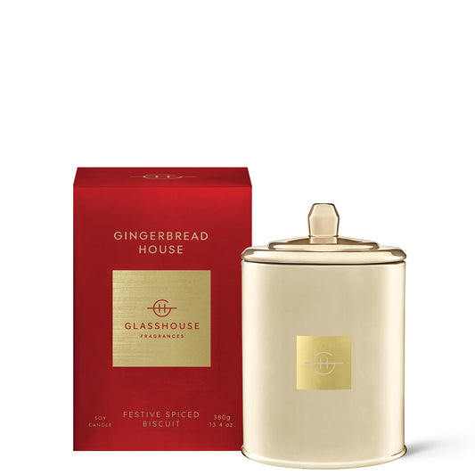 Glasshouse Fragrances Gingerbread House Candle 380g