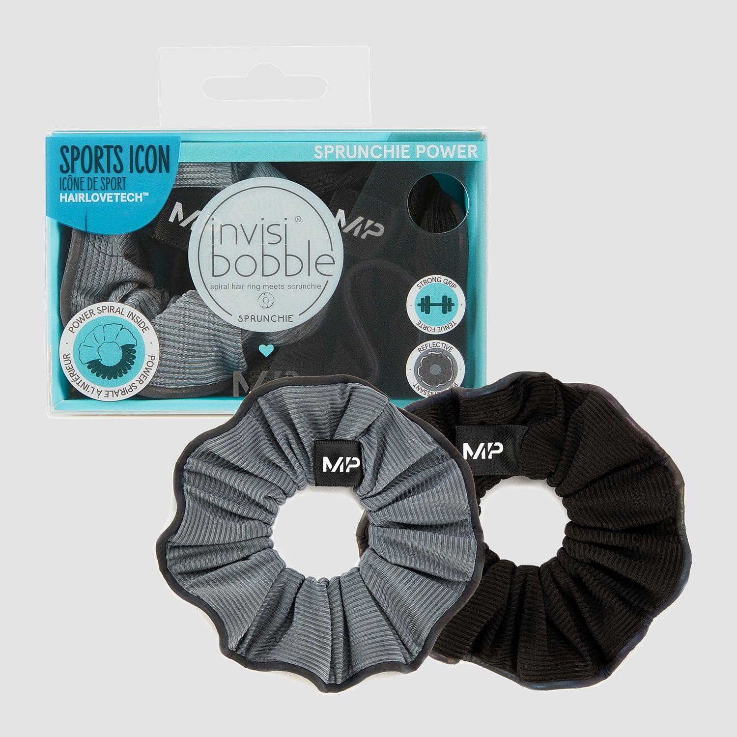 MP X Invisibobble Sprunchie Power - Black/Blue