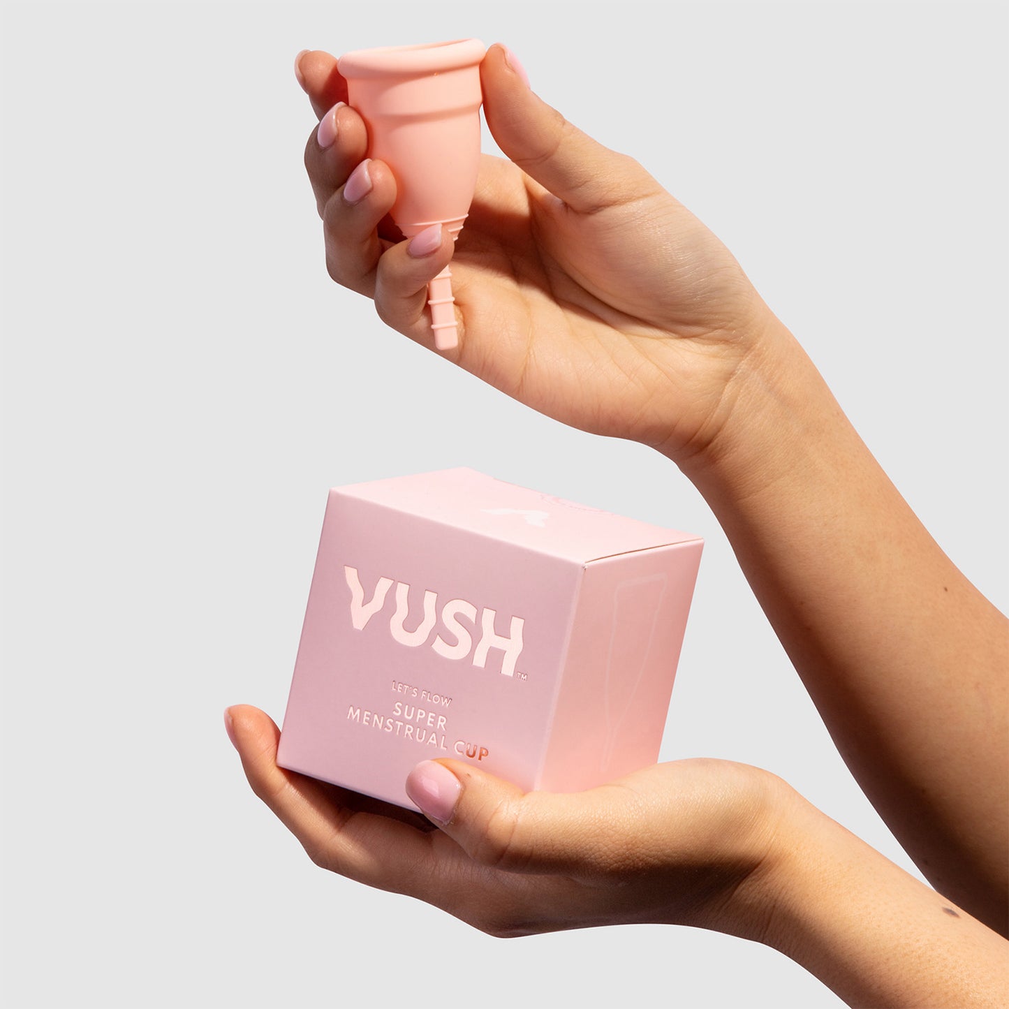 VUSH Let's Flow Menstrual Cup - Super