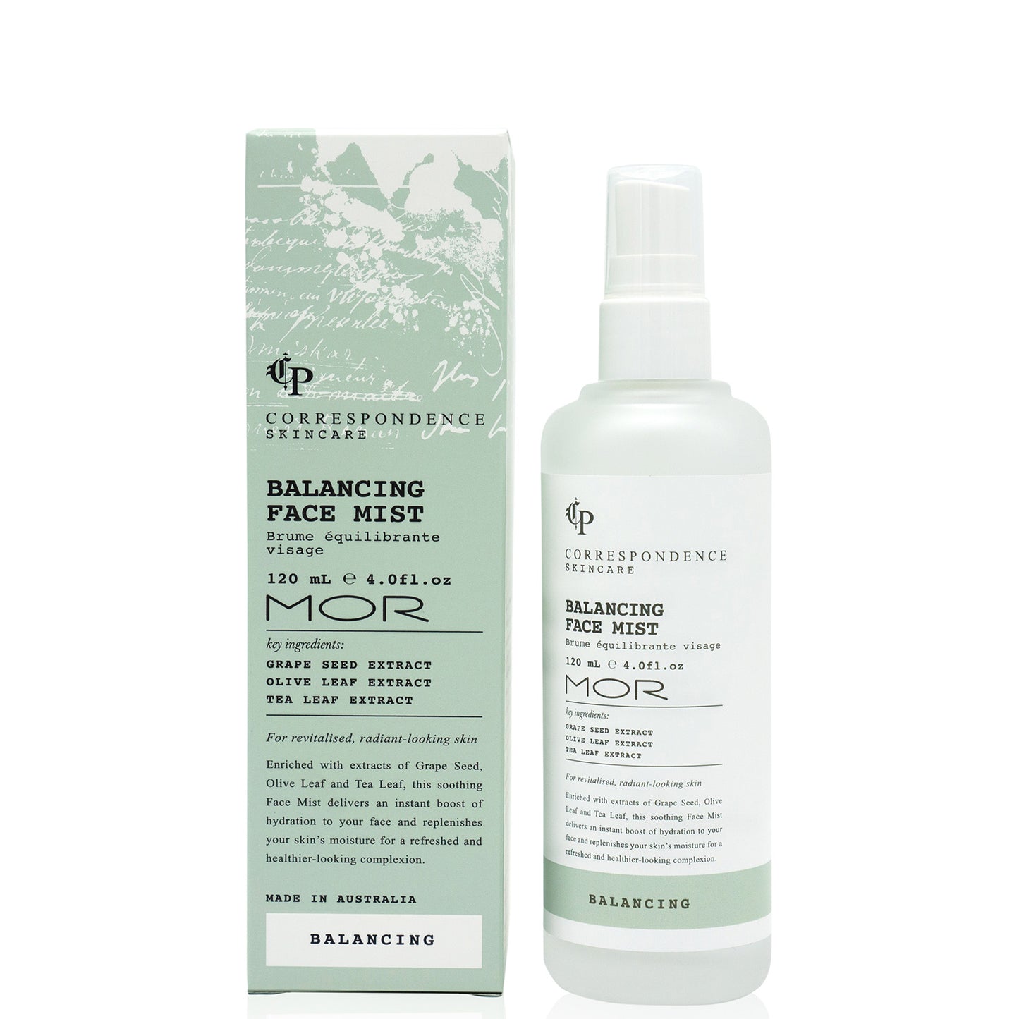 MOR Correspondence Balancing Face Mist 120ml