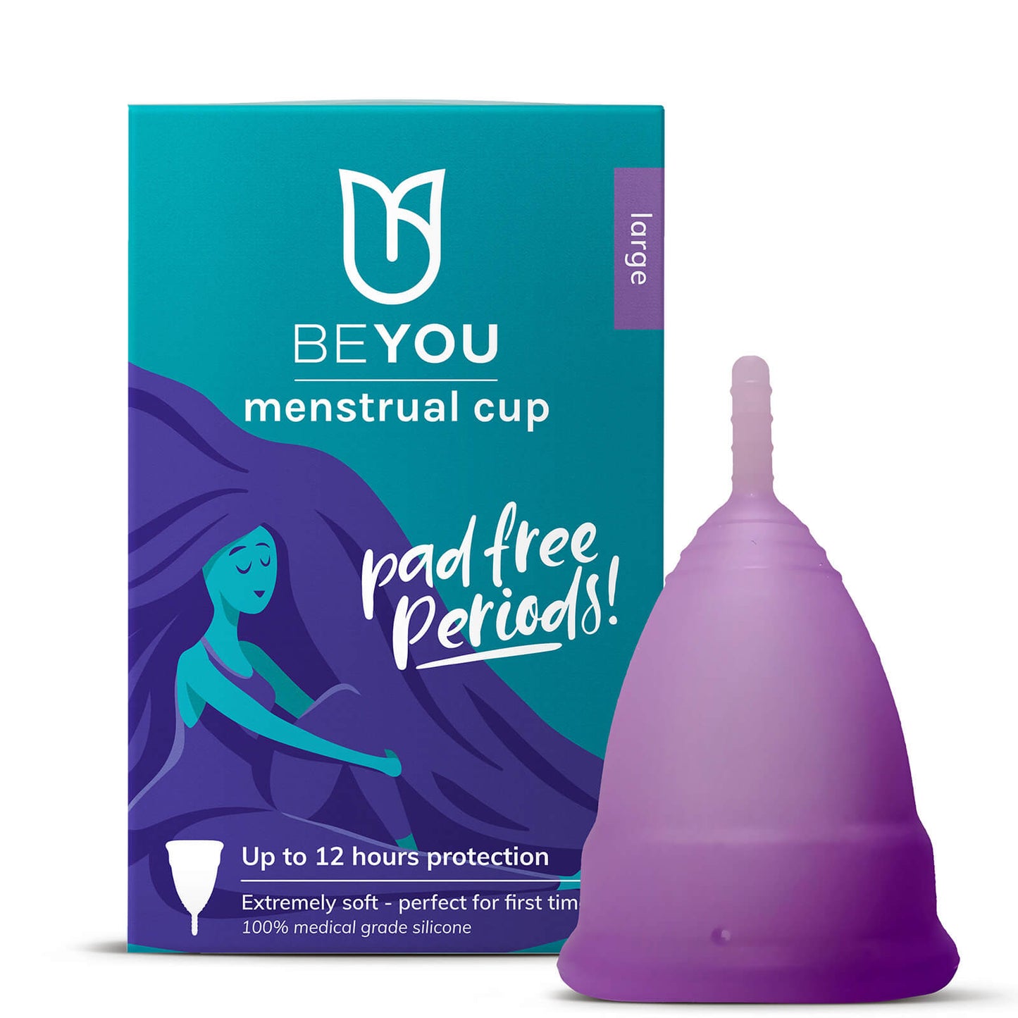 BeYou Menstrual Cup Starter Kit - Large