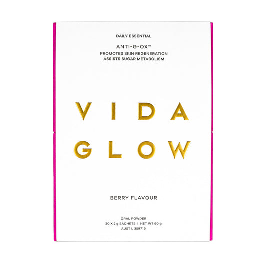 Vida Glow Anti-G-Ox Antioxidant Powder - Berry 30 x 2g