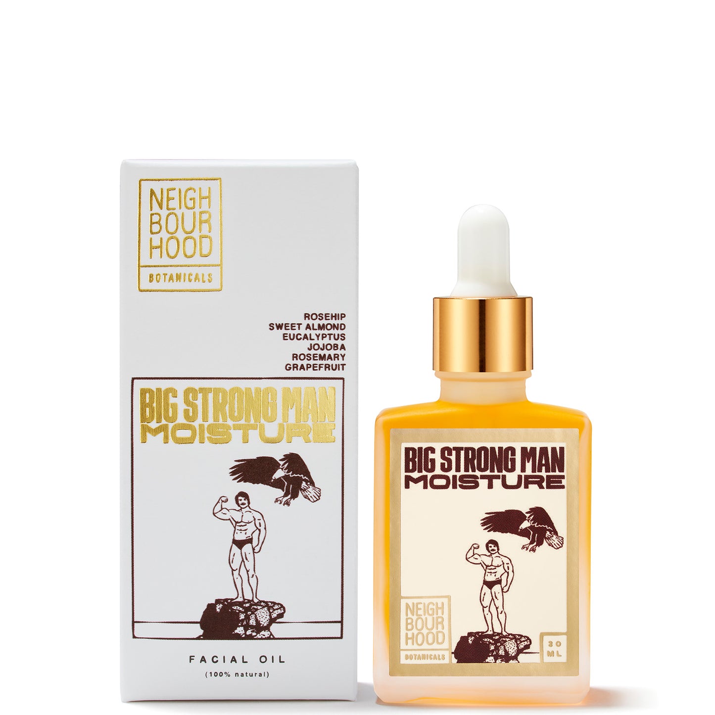 Neighbourhood Botanicals Big Strong Man Moisture Men's Oil 30ml