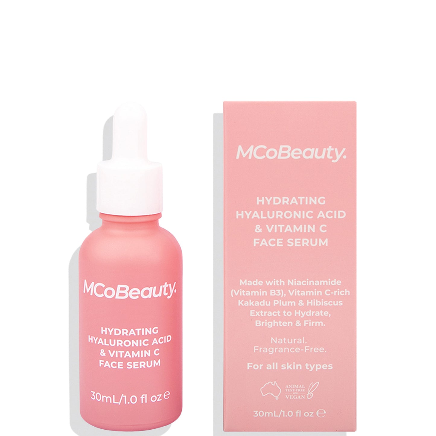 MCoBeauty Hydrating Hyaluronic Acid and Vitamin C Face Serum 30ml