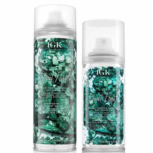 IGK Direct Flight Multi-Tasking Dry Shampoo Home and Away Travel Duo