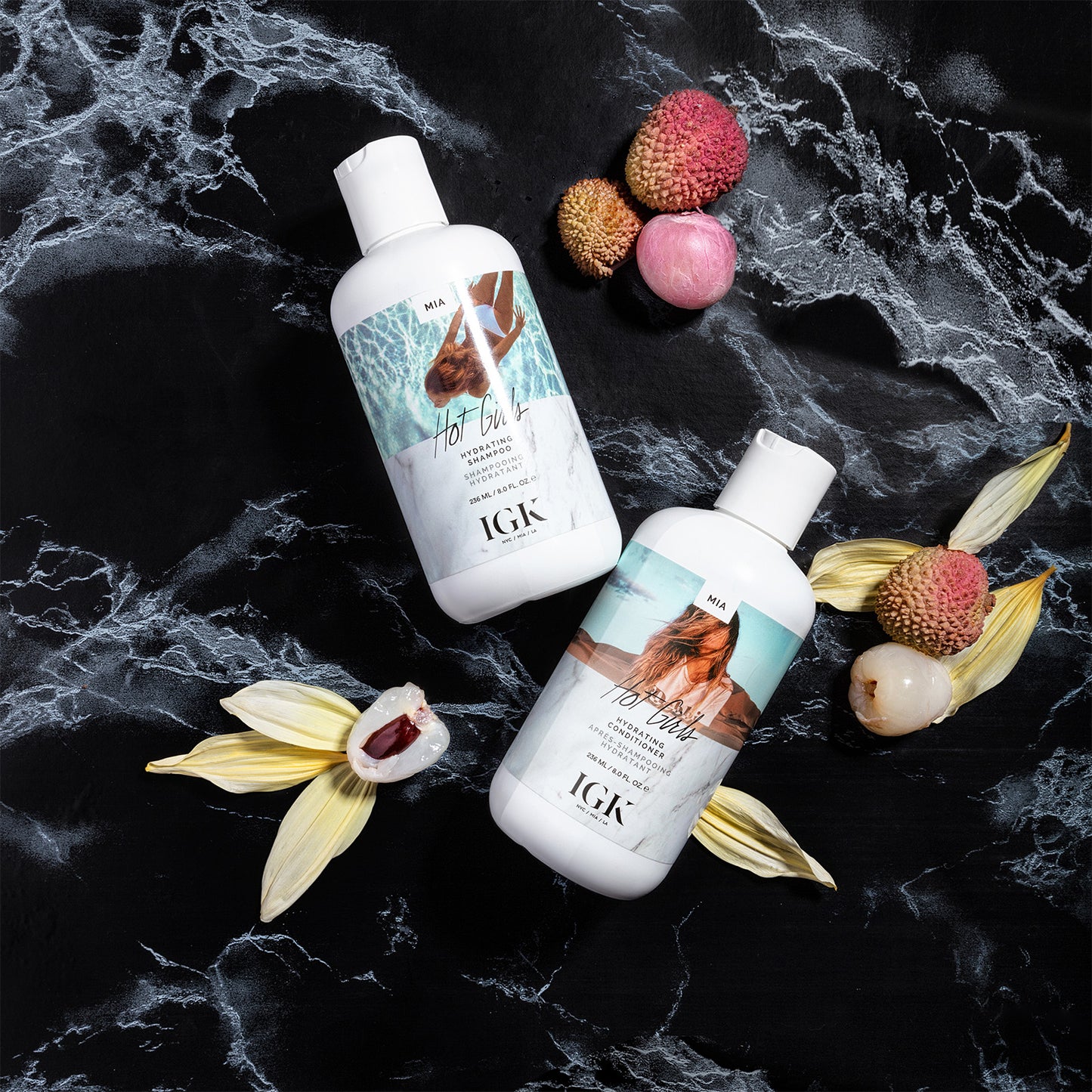 IGK Hot Girls Hydrating Shampoo and Conditioner Bundle