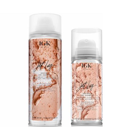 IGK Jet Lag Invisible Dry Shampoo Home and Away Duo