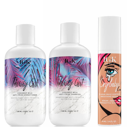 IGK Thirsty Girl Anti-Frizz Set