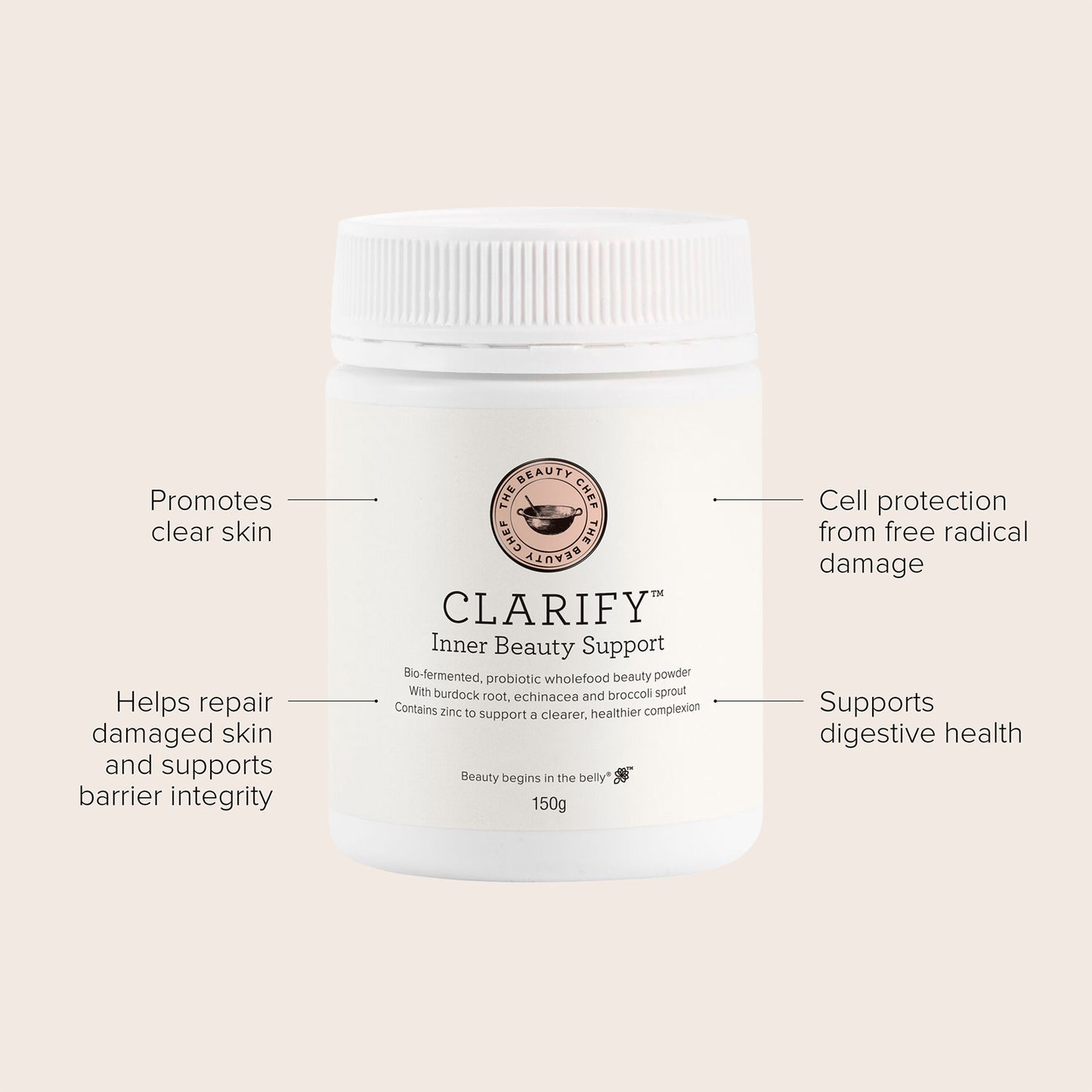 The Beauty Chef Clarify Inner Beauty Support 150g