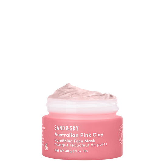 Sand & Sky Travel Sized - Australian Pink Clay - Porefining Face Mask 30g