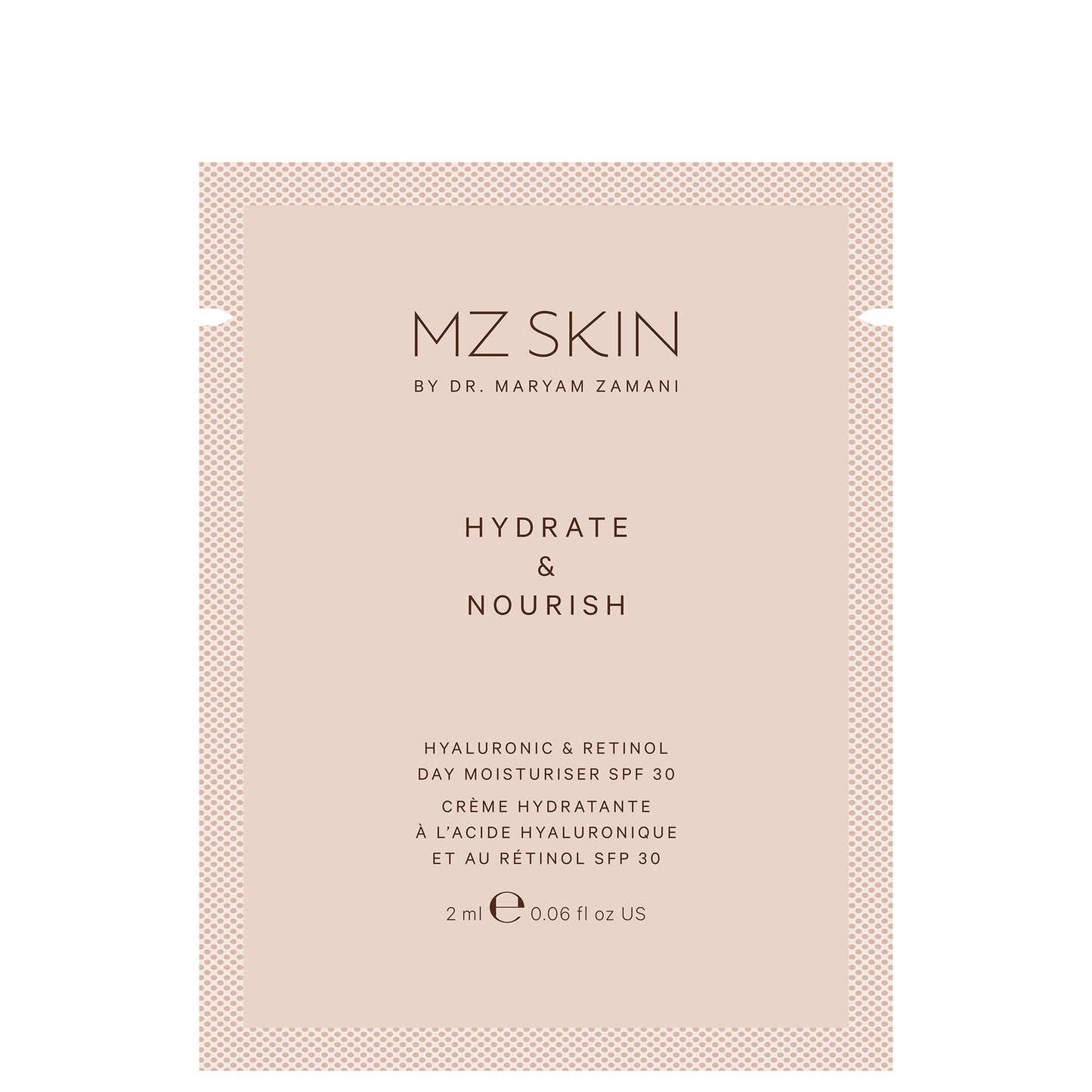 MZ Skin Hydrate and Nourish Sachet 2ml