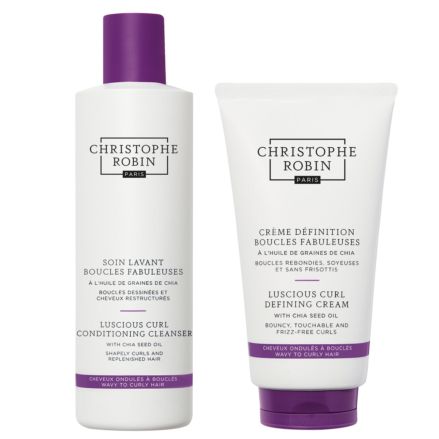 Christophe Robin Luscious Curl Regimen for Wavy to Curly Hair