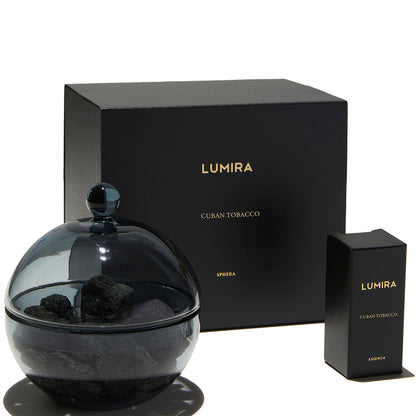 LUMIRA SPHERA Diffuser with Cuban Tobacco Essentail Oil