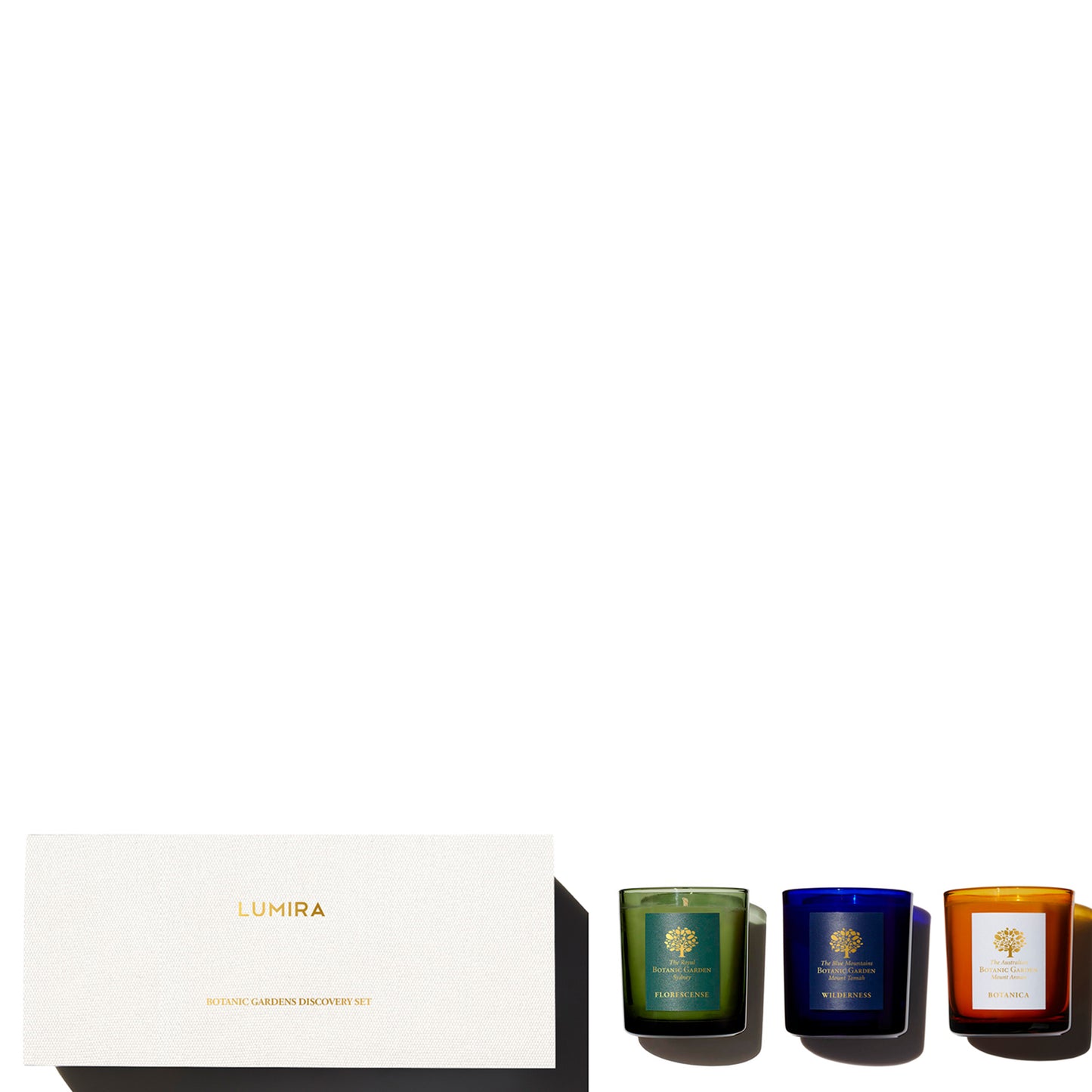 LUMIRA Botanic Gardens Candle Discovery Set (3 x 60g)