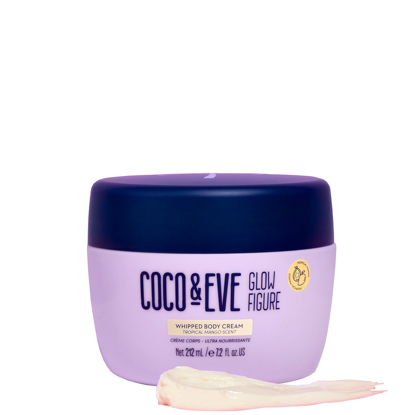 Coco & Eve Glow Figure Whipped Body Cream Tropical Mango Scent - 212ml