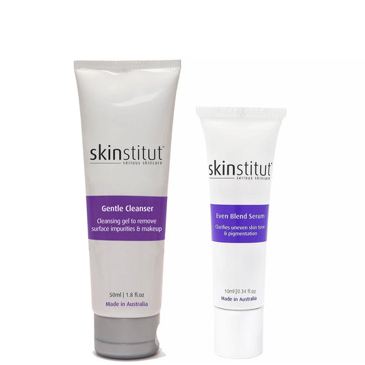 Skinstitut Gentle Cleanser and Even Blend Serum