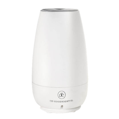 The Goodnight Co. Portable Diffuser and Essential Oil Trio - White