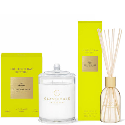 Glasshouse Montego Bay Rhythm Candle and Liquid Diffuser