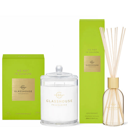 Glasshouse We Met in Saigon Candle and Liquid Diffuser