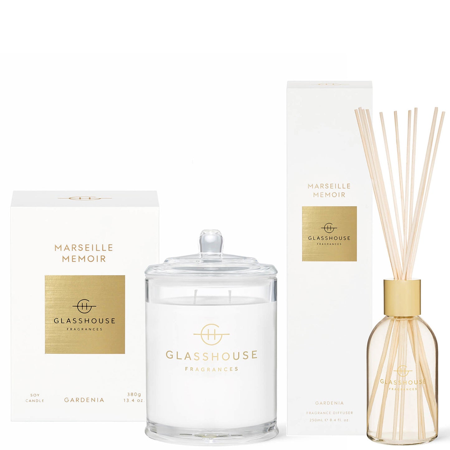 Glasshouse Marseille Memoir Candle and Liquid Diffuser