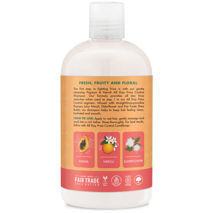 SheaMoisture Papaya & Neroli All Day Frizz Control Shampoo 384ml