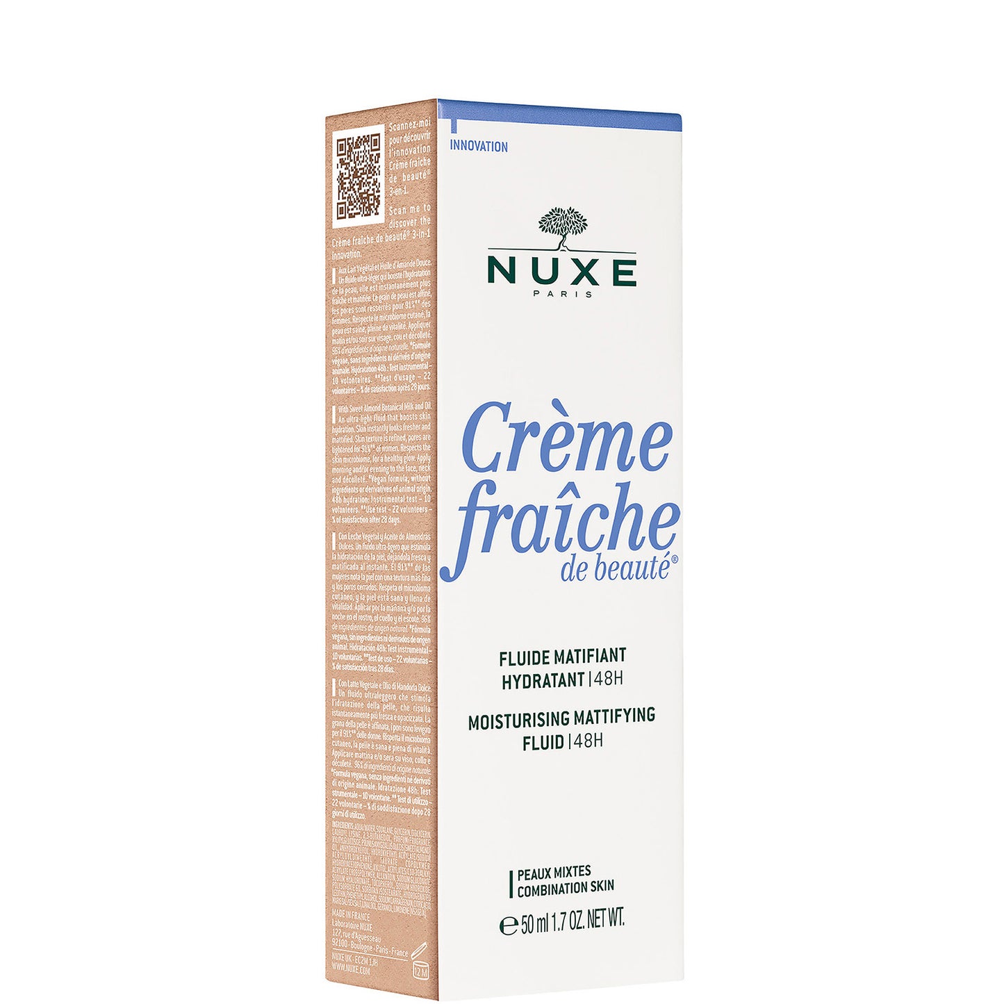 NUXE Crème Fraiche de Beaute Moisturising Mattifying Fluid 48hr 50ml