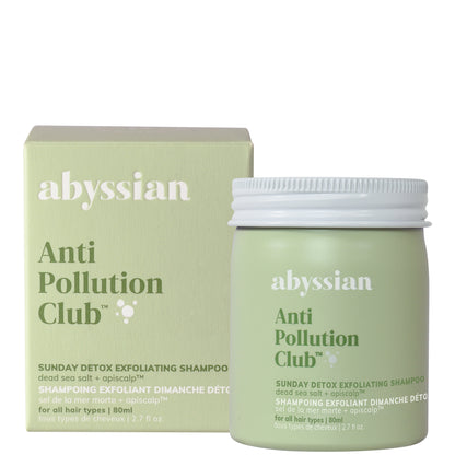 Abyssian Sunday Detox Exfoliating Shampoo 80ml