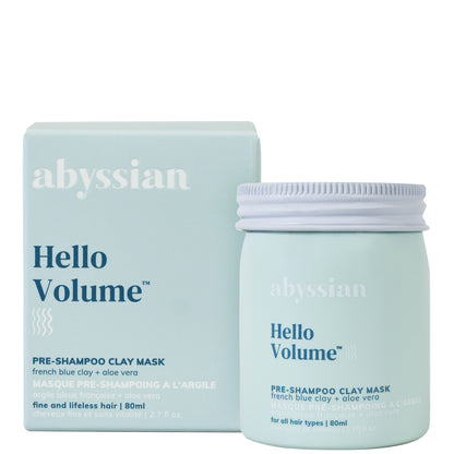 Abyssian Volumising Pre-Shampoo Clay Mask 80ml