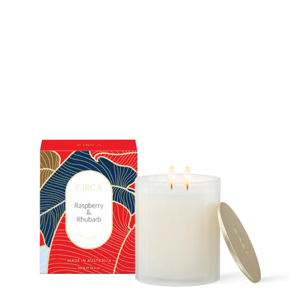 CIRCA Christmas Raspberry and Rhubarb Candle 350g