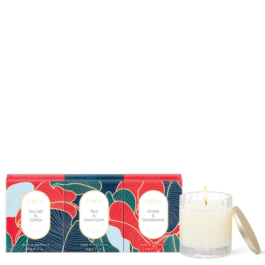 CIRCA Christmas Candle Trio