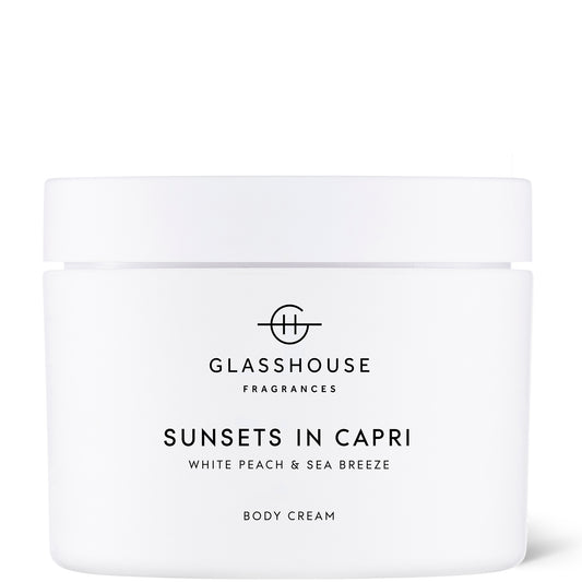 Glasshouse Fragrances Sunsets in Capri Body Cream 200g