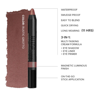 NUDESTIX Magnetic Luminous Eye Colour 2.8g (Various Shades)