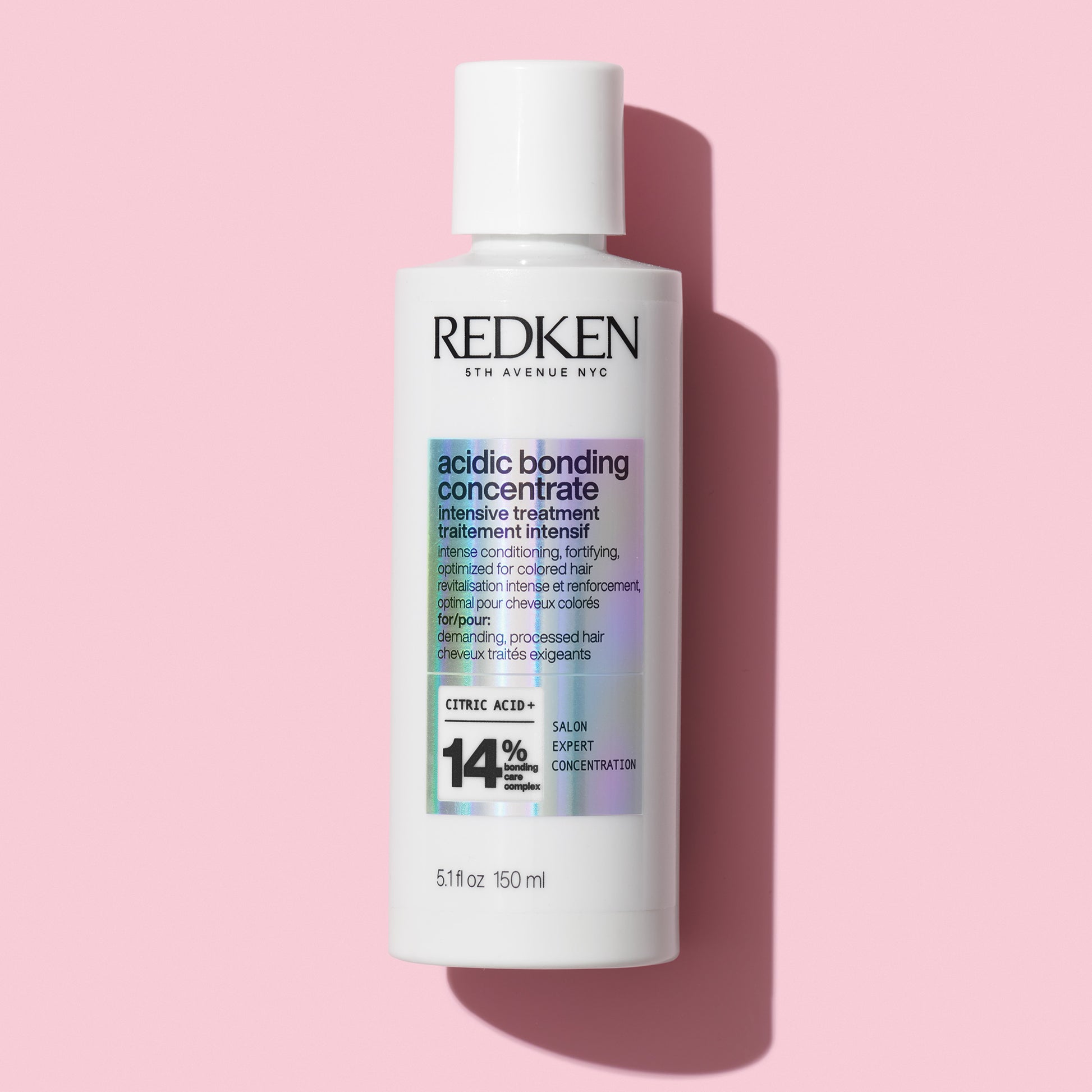 Redken Acidic Bonding Concentrate Intensive Pre-Treatment, Shampoo, Conditioner and Leave-in Treatment Bond Repair Bundle