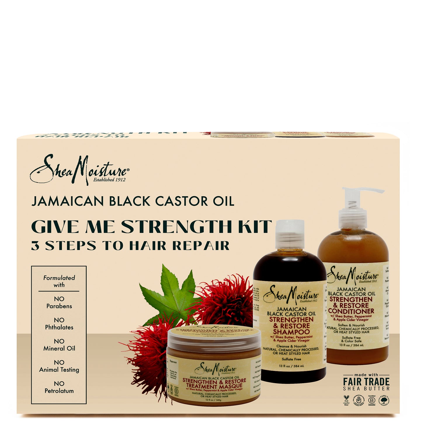 SheaMoisture Jamaican Black Castor Oil Give Me Strength Kit