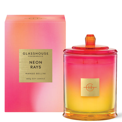 Glasshouse Fragrances Neon Rays Candle 380g