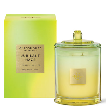 Glasshouse Fragrances Jubilant Haze Candle 380g