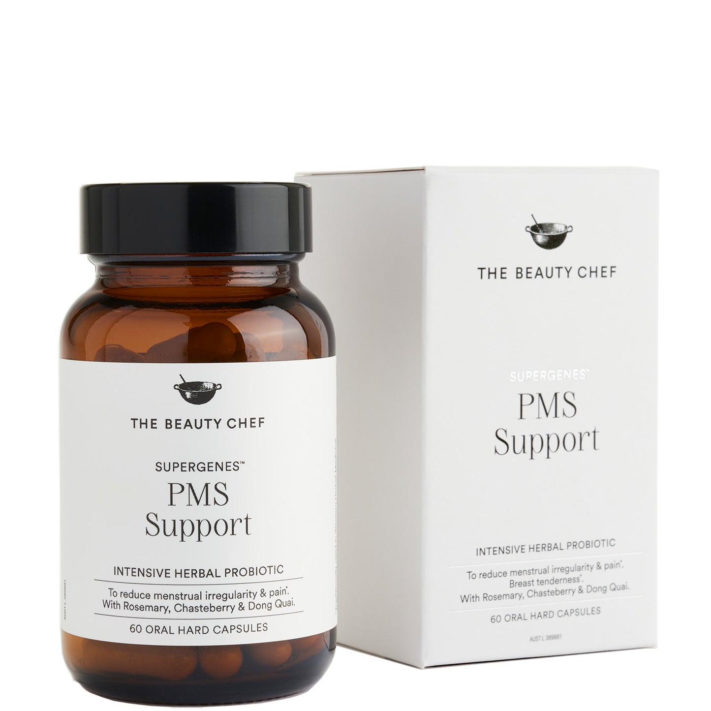 The Beauty Chef Supergenes PMS Support 60 Capsules