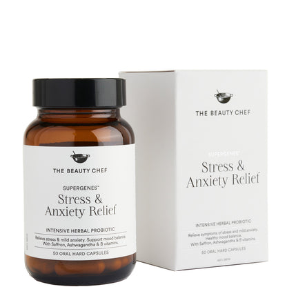 The Beauty Chef Supergenes Stress and Anxiety Relief 50 Capsules