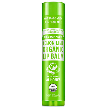 Dr. Bronner's Organic Lip Balm - Lemon and Lime